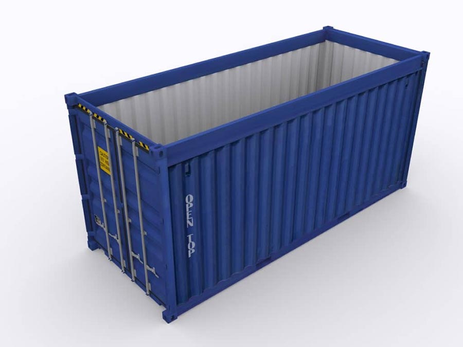 Welche Einsatzszenarien gibt es für Open-Top-Container?