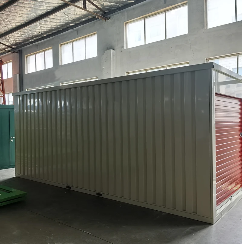 Flacher Rolltürcontainer
