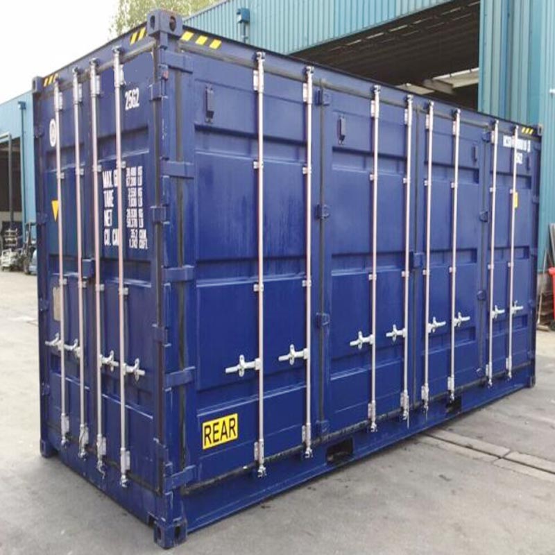 Neuer offener Seitencontainer